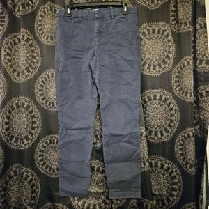 Gap Navy Skinny Ankle Khaki Pants